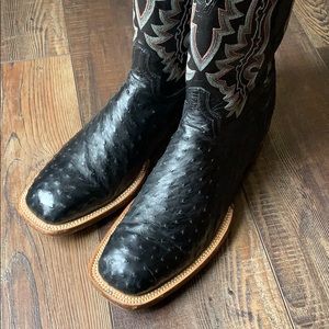 Lucchese Full Quill Ostrich Boot